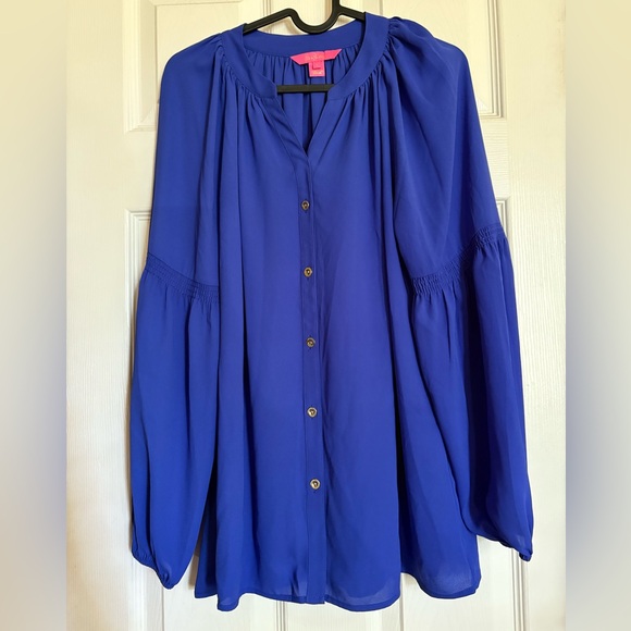 Lilly Pulitzer Tops - Lilly Pulitzer Elegant Blue Women's Top
